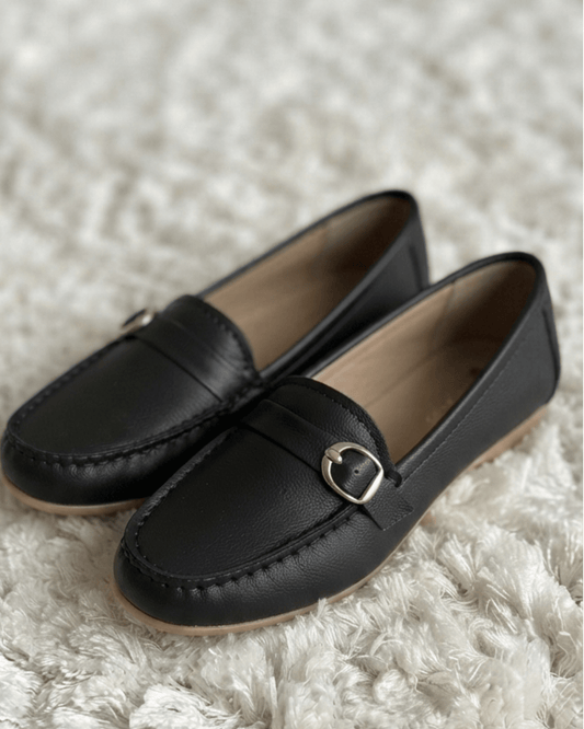 *AURA "ELEGRA" Premium Flats*-Black - Aura Steps