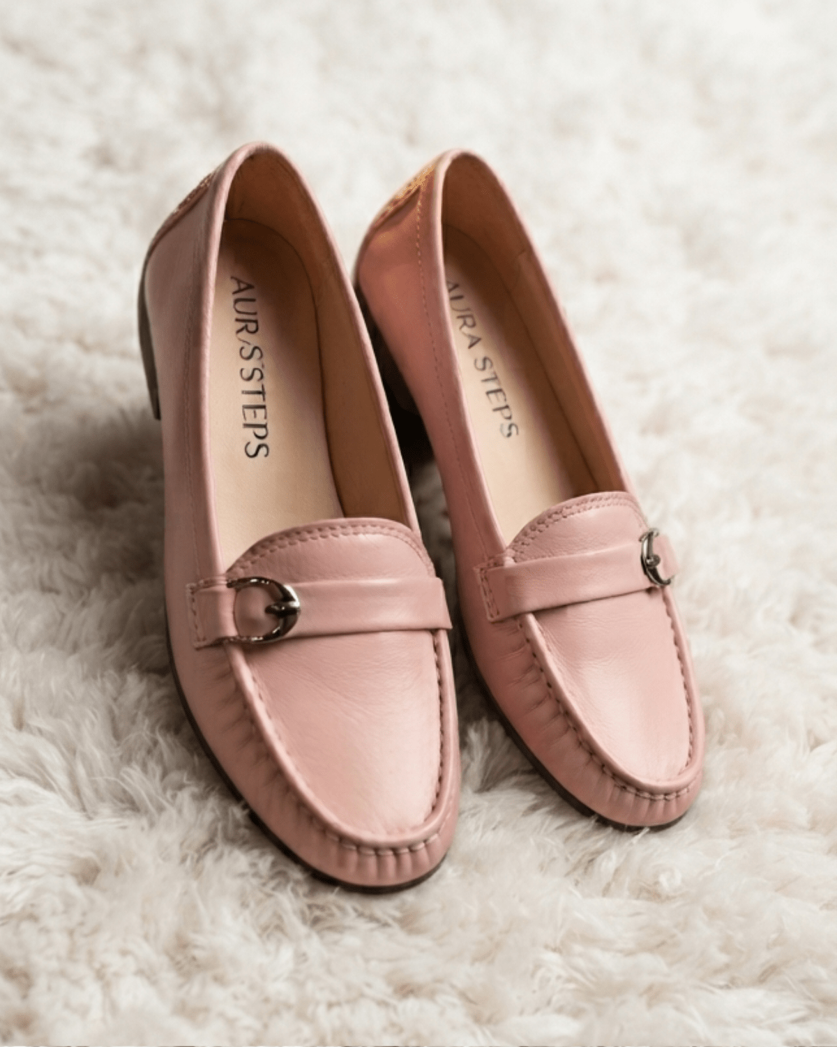 *AURA "ELEGRA" Premium Flats*-Pink - Aura Steps