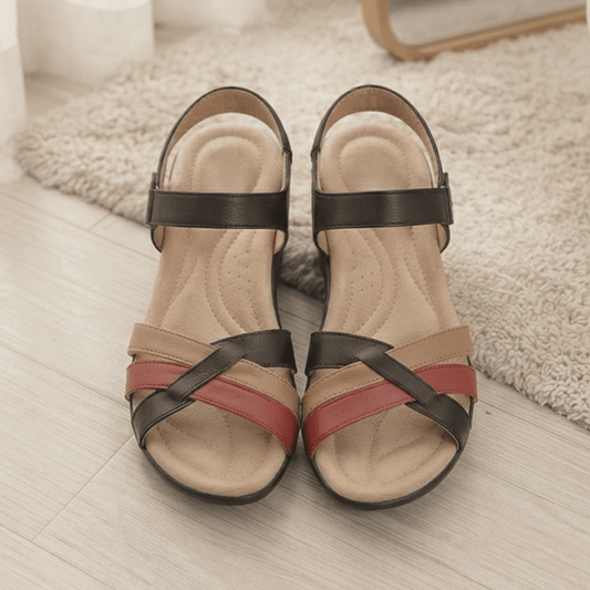 Black Multi Heel Footwear for women - Aura Steps
